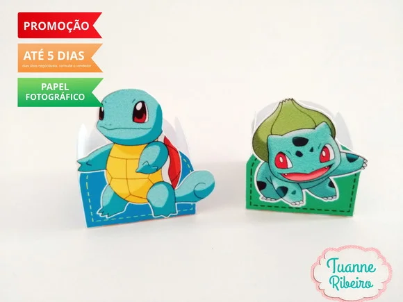 Forminha de doces - Pokemon