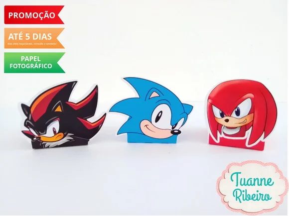Forminha de Doces - Sonic