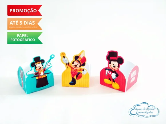Forminha de docinho Circo do Mickey