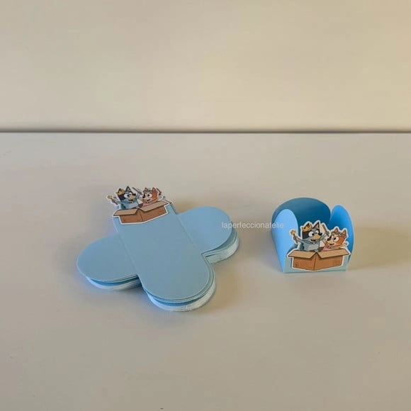 Forminhas Personalizadas Bluey