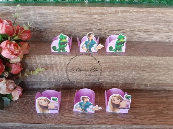Forminhas Personalizadas Rapunzel