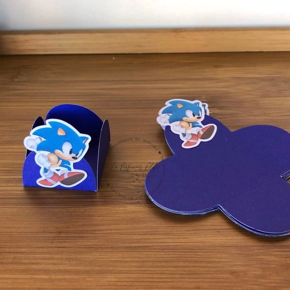 Forminhas Personalizadas Sonic