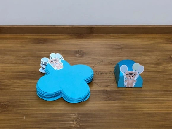 Forminhas Personalizadas Ursinho Baloeiro