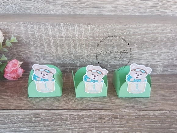 Forminhas Personalizadas Ursinho Baloeiro