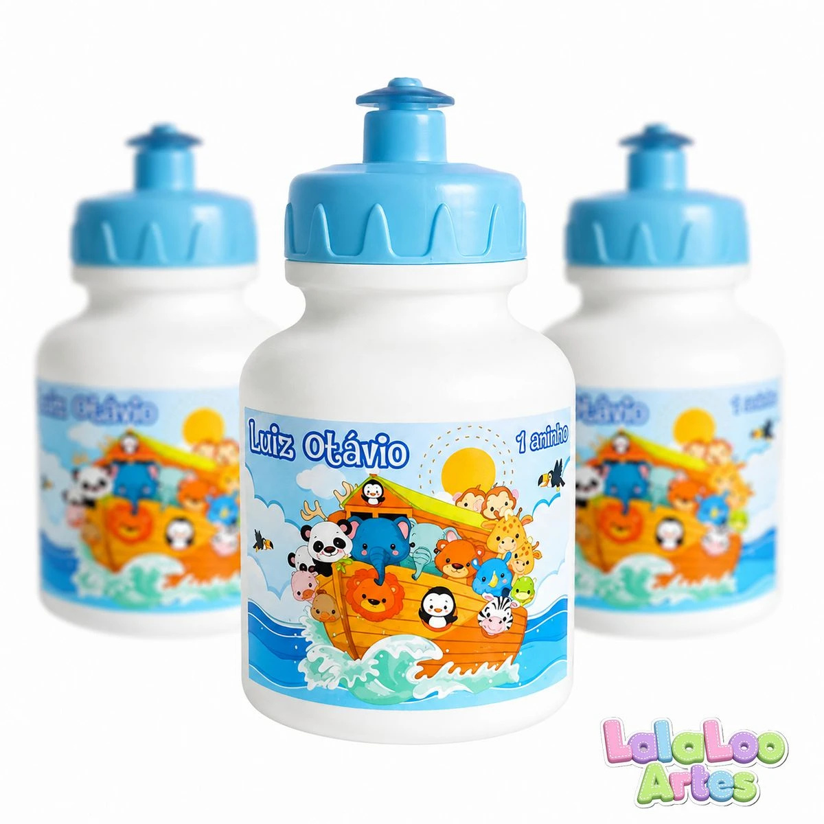 Garrafinha Squeeze Arca de Noé Personalizada
