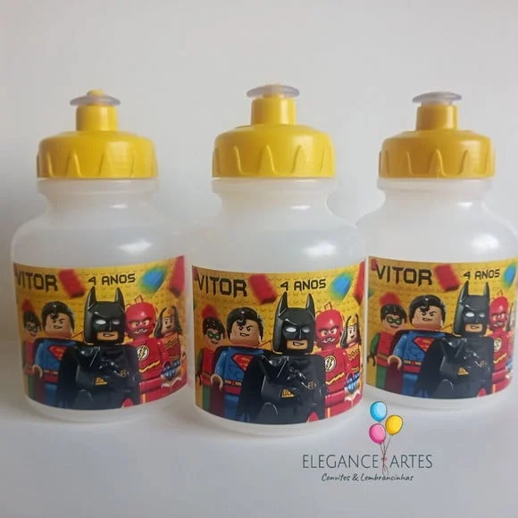 Garrafinha Squeeze Lembrancinha Lego Batman