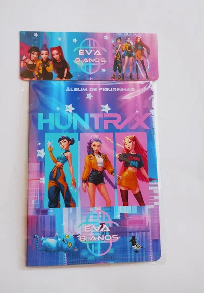 Guerreiras do Kpop Huntrix Álbum + Uno Lembrancinha Festa
