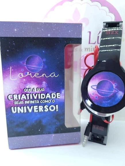 Headphone Fone de Ouvido Universo com Caixa