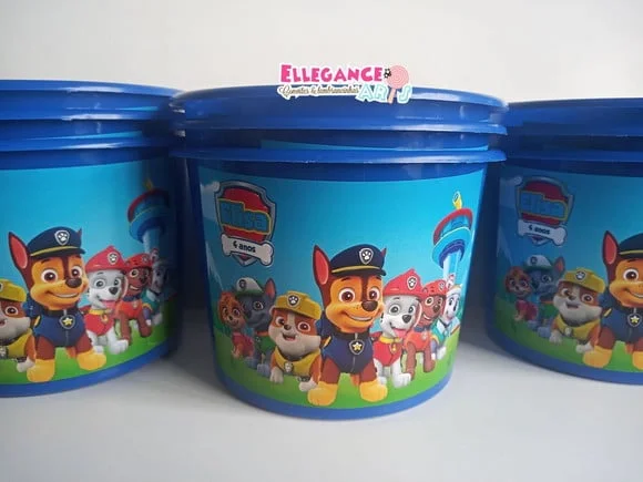 Balde de Pipoca Patrulha Canina