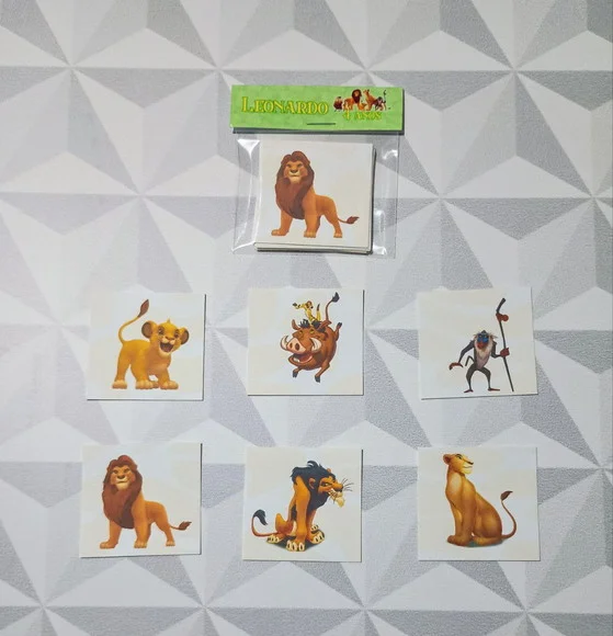 Jogo da Memória Brinde Personalizado o Rei Leão