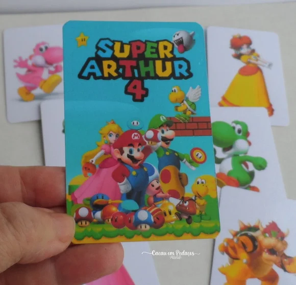 Jogo da Memória G Personalizado Super Mário