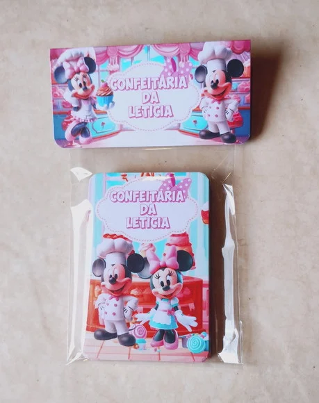 Jogo da Memória Personalizado Confeitaria da Minnie 9x6 cm