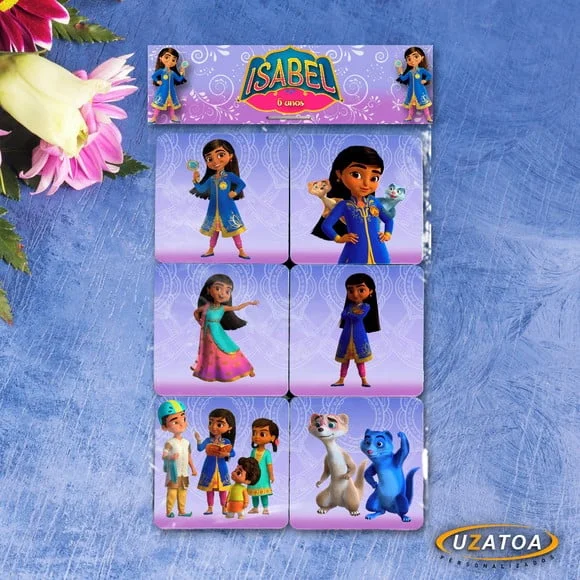 Lembrancinha Jogo da Memória mdf Mira personalizado