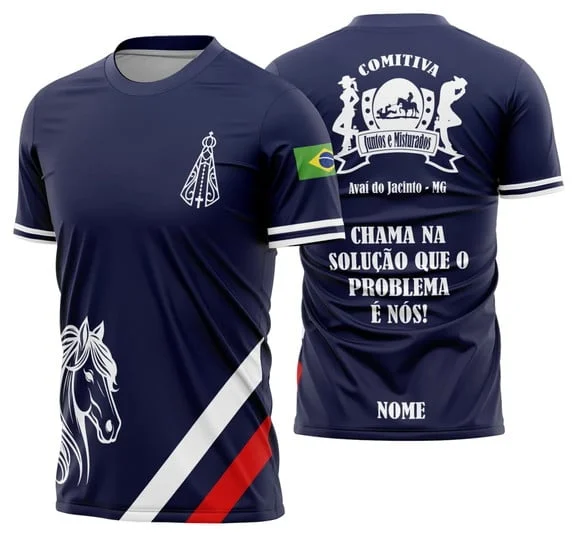 Kit 10 Camisa Cavalgada Vaquejada Cavalo Eventos Fazenda