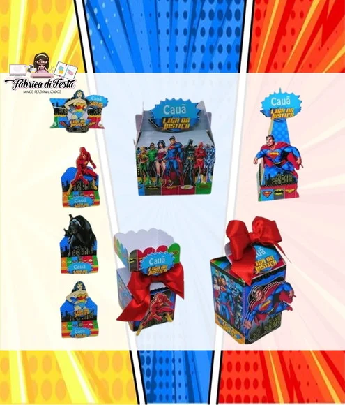 Kit 150 Peças Lembrancinhas Personalizadas Super Herois