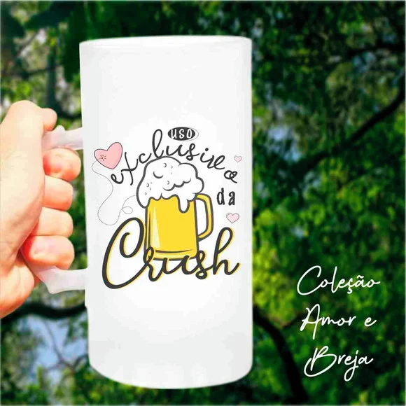Kit 2 Canecas de Chopp para Uso Exclusivo dos Crush
