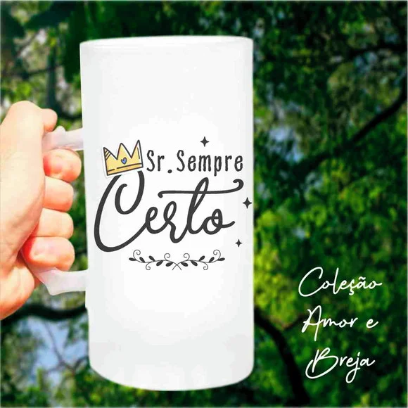 Kit 2 Canecas de Chopp Senhor e Senhora Dona da Verdade