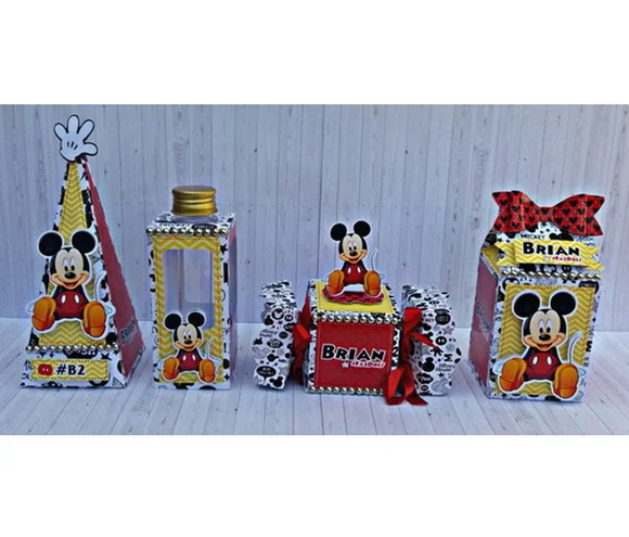 Kit 40 Lembrancinhas Personalizadas Mickey