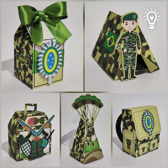 Kit 40 Peças - Exército Militar
