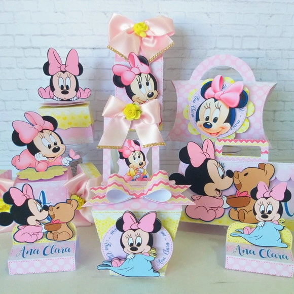 40 Lembrancinhas Minnie Baby