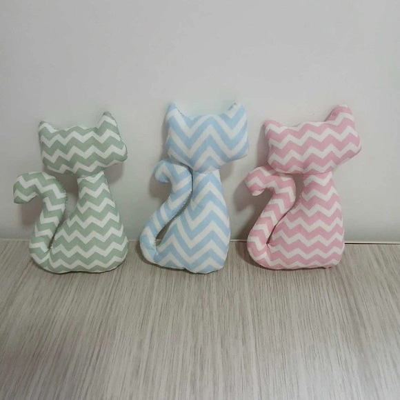 Kit 20 Gatinhos em Tecido Lembrancinhas