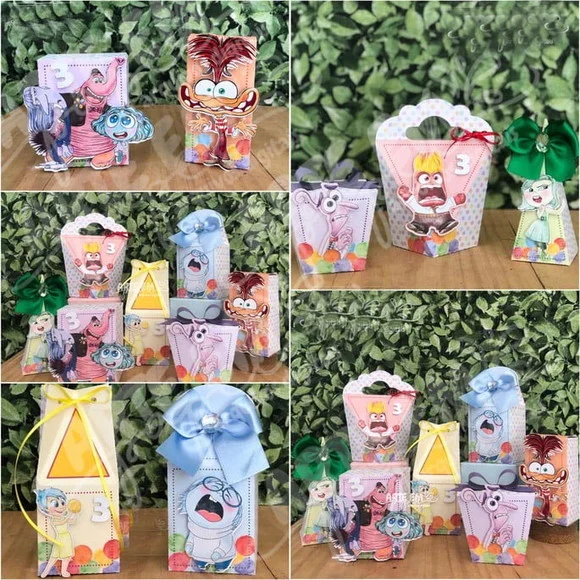 Kit 50 Ítens Personalizadas Aniversário Divertidamente