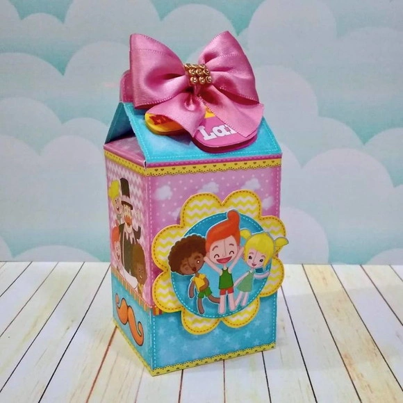 Kit 50 Pçs Mundo Bita Rosa