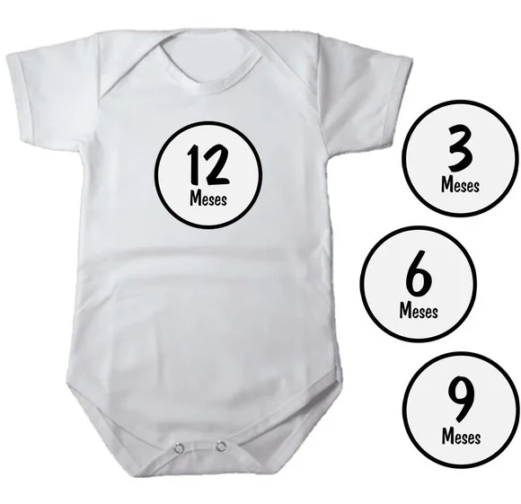 Kit Adesivo Mesversario Números Pretos