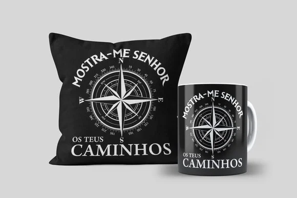 Kit Almofada e Caneca