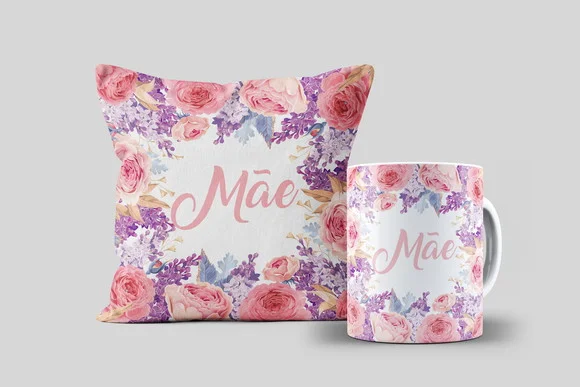 Kit Almofada e Caneca