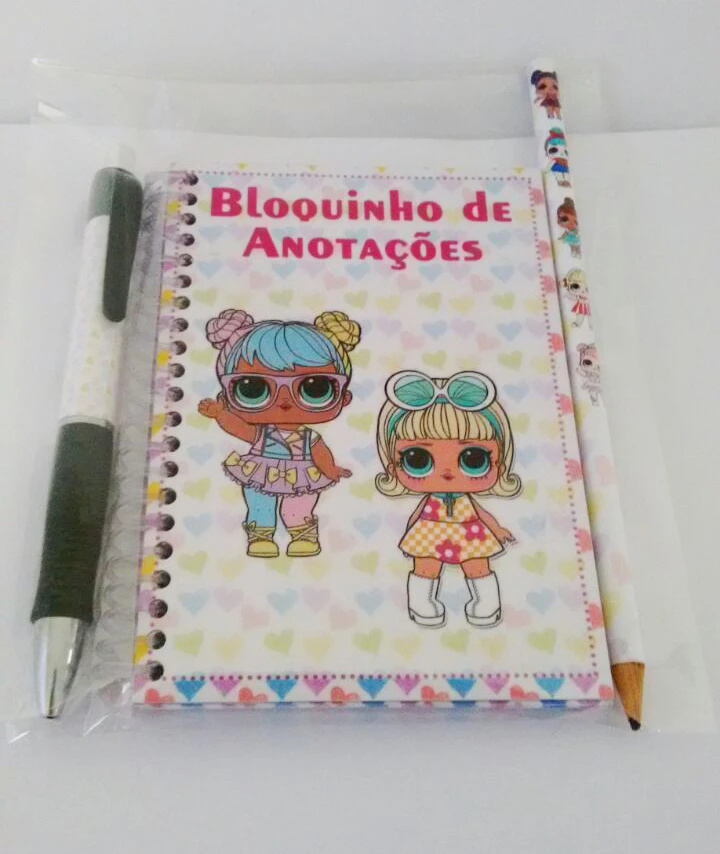 KIT BLOQUINHO DE ANOTAÇÃO LOL SURPRISE