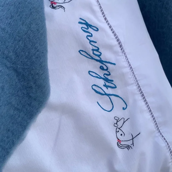 Par de Fronhas Bordadas à Mão - Personalizada