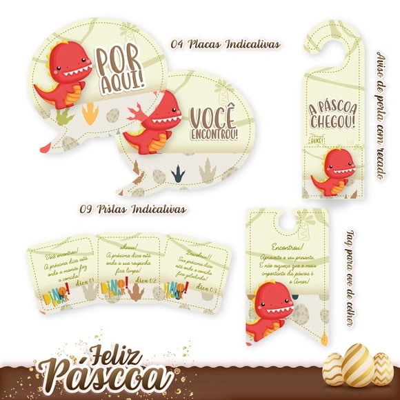 Kit Caça aos Ovos Páscoa
