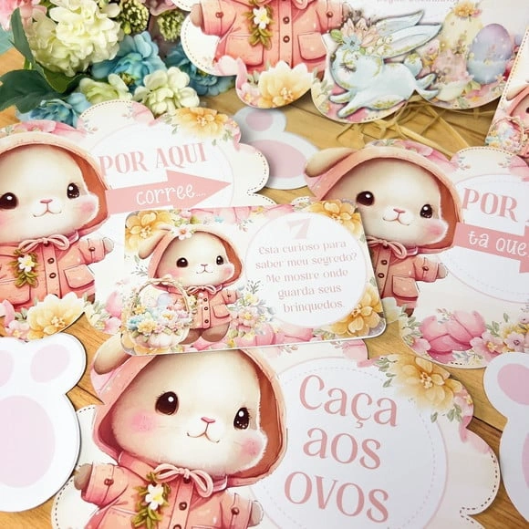 Kit Caça aos Ovos Páscoa