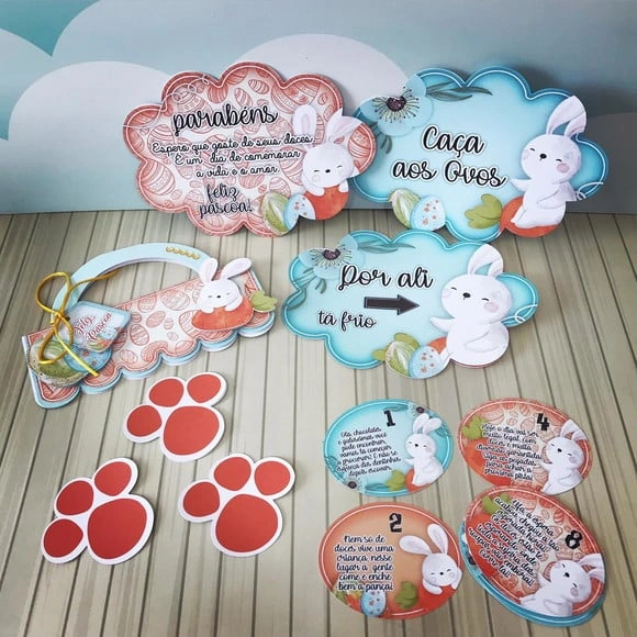 Kit Caça aos Ovos Páscoa