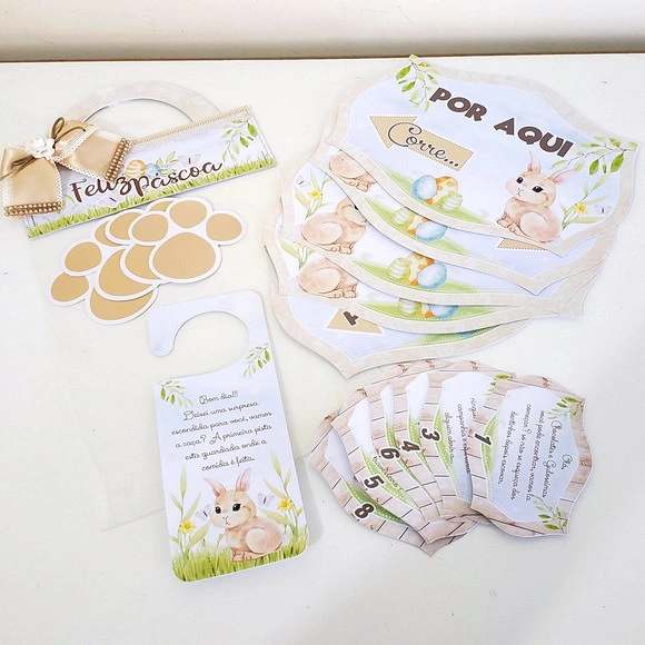 Kit Caça aos Ovos Páscoa