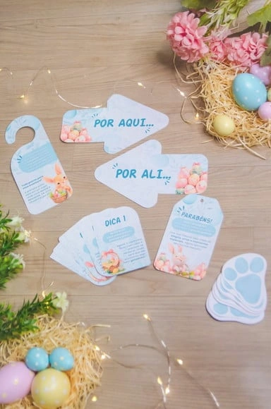 Kit Caça aos Ovos Páscoa