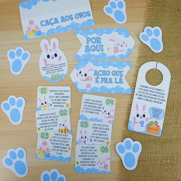 Kit Caça aos Ovos Páscoa