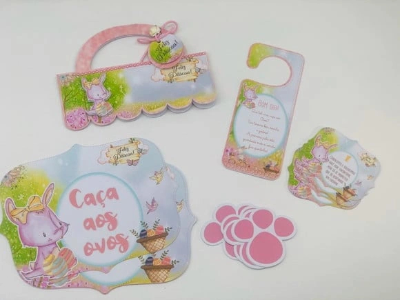 Kit Caça aos Ovos Páscoa
