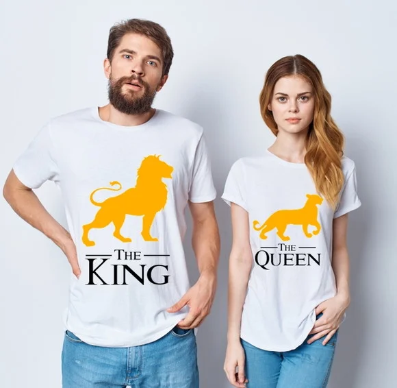 Kit Camiseta Casal King e Queen
