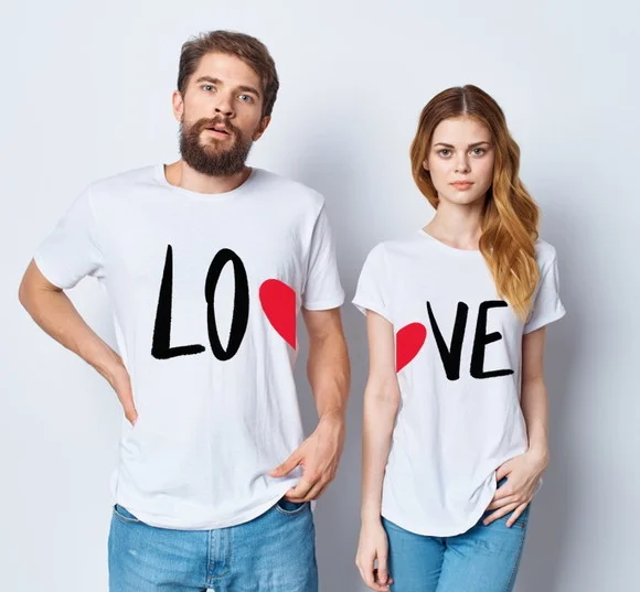 Kit Camiseta Casal Love