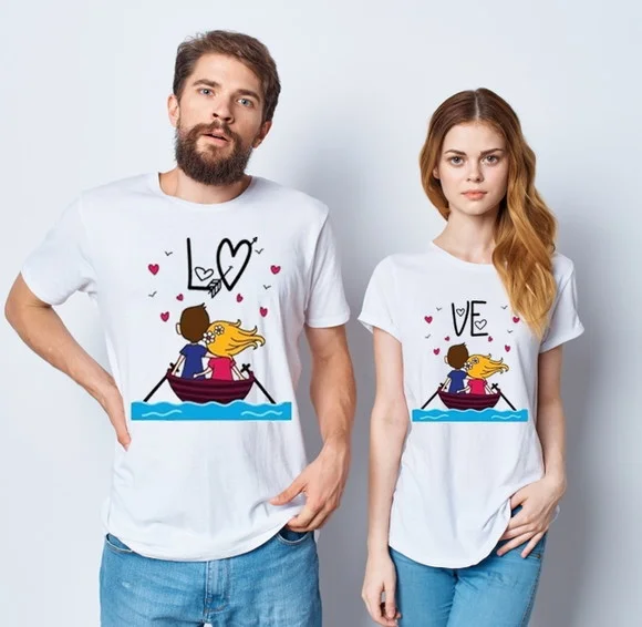 Kit Camiseta Casal Love