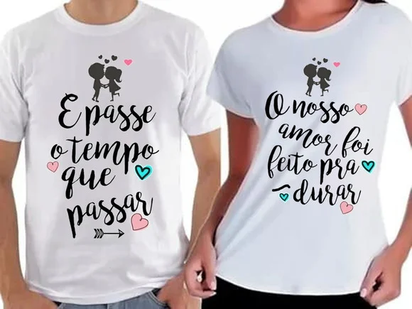 Kit Camiseta Dia dos Namorados