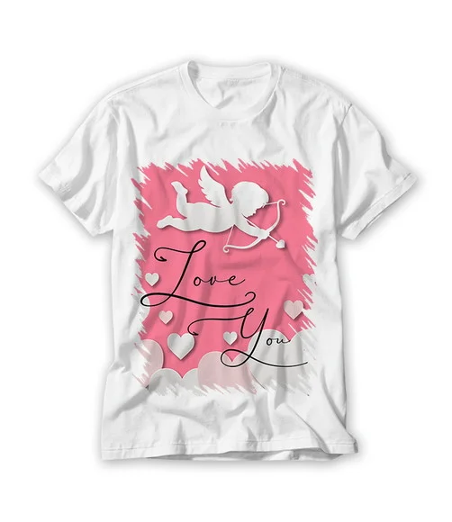Kit Camiseta I Love You