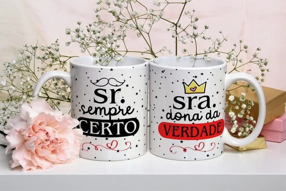 Kit Canecas Dia dos Namorados