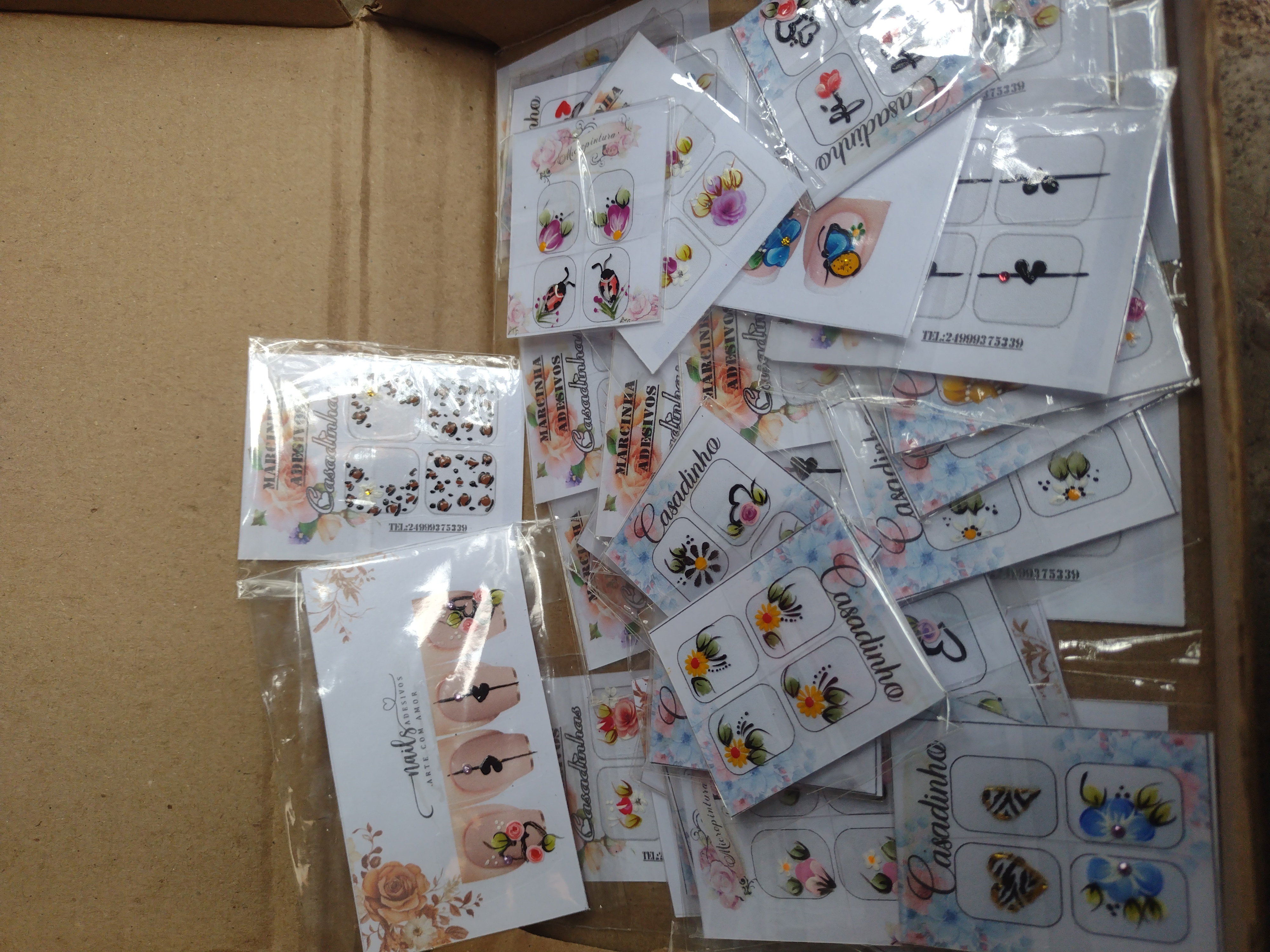 Kit com 36 cartelas casadinho