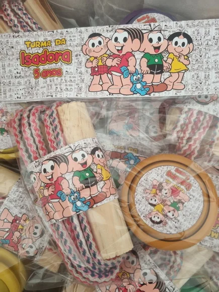 Kit Corda e Ioio Personalizado Turma da Monica