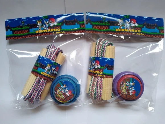 Kit Corda e Ioio Personalizados Sonic