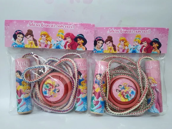 Kit Corda Personalizado e Ioio Princesas