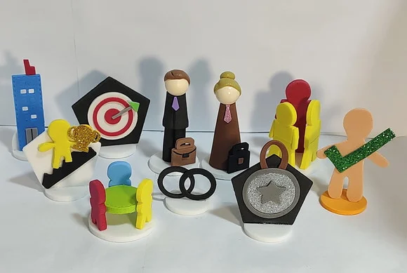 Kit Corporativo para Constelação Mesa Água